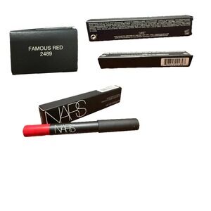 NARS Velvet Matte Lip Pencil In Famous Red 2489 00.08 OZ New In Box long lasting